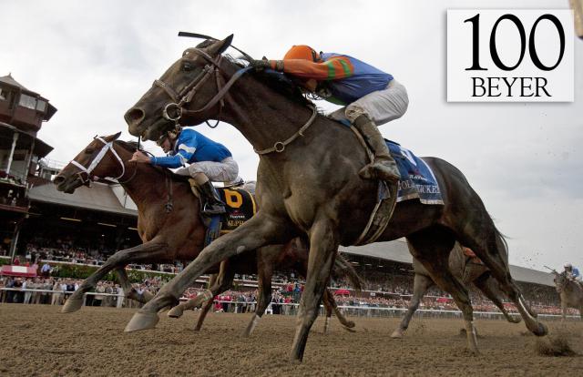 Alpha and Golden Ticket tie in the Travers